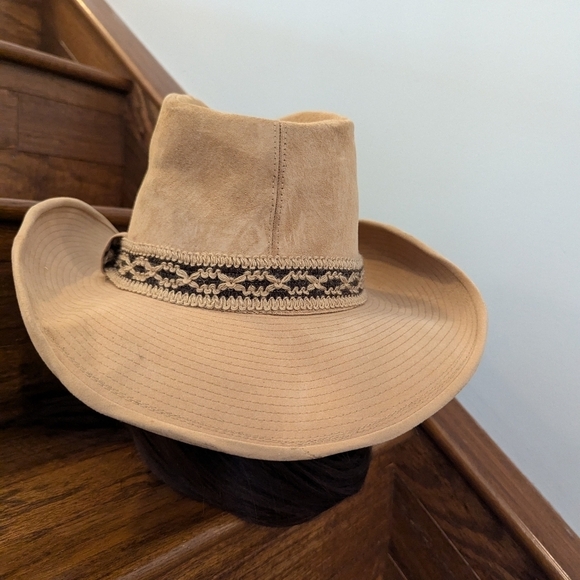 Resistol Vintage Cowboy Hat, Ranchman self conforming Size 7 1/4, suede - Picture 13 of 17